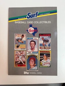 1988 TOPPS TEXAS RANGERS BASEBALL CARD COLLECTIBLES BY SURF DETERGENT - Picture 1 of 1