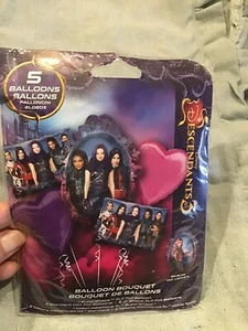 Disney Descendants 3 Balloon Bouquet Set Of 5 Balloons -New - Picture 1 of 3