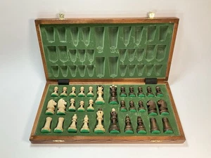 Wegiel Ambassador Chess Set - Wooden Travel folding Board - Picture 1 of 11
