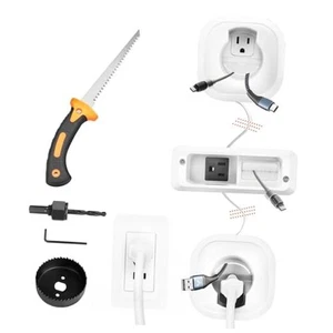 in Wall Cable Management Kit, Cord Hider for Wall Mounted TV & Soundbar - Large - Afbeelding 1 van 7