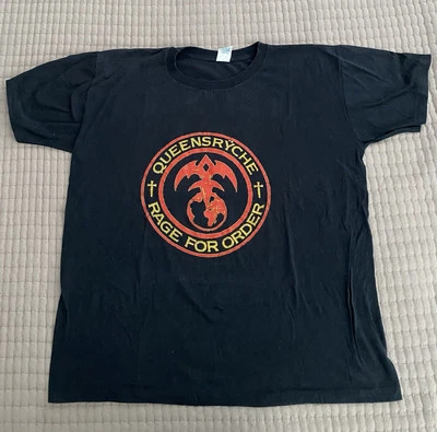 Vintage 1986-87 Queensryche Rage For Order Tour Shirt - Image 1 of 4