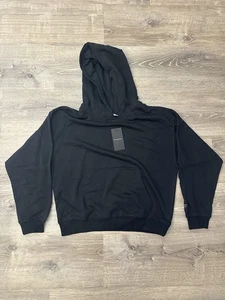 Fabletics The Year Round Terry Pullover Hoodie Black Men’s Size XL NWT - Picture 1 of 8