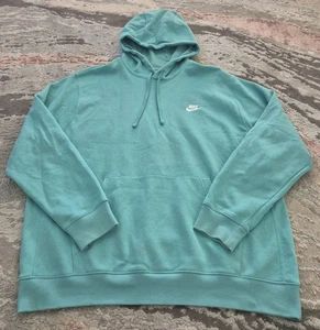Nike Club Fleece Hoodie Herren - Blau/Türkis - BV2654 392 - XL - Bild 1 von 9