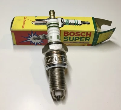 Bosch W7LTCR Candela di accensione Super 0241235698 Spark Plug candela di accensione - Immagine 1 di 4