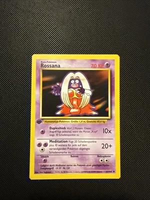 Pokémon TCG Jynx Rossana Base Set 31/102 1st Edition Uncommon German - Image 1 of 4