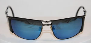 POLICÍA mod. 2247 Gafas de sol vintage lentes laterales laterales envoltura espejo azul, - Imagen 1 de 9