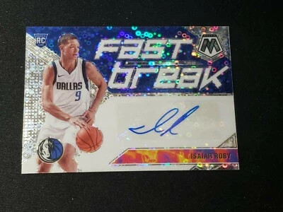 2019-20 panini mosaic basketball Fast Break Isaiah Roby Autograph Dallas  - Image 1 of 2
