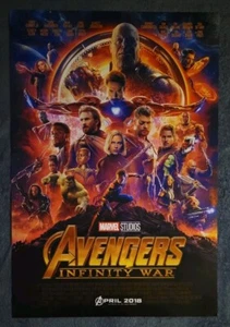 Avengers Infinity War Final 27x40 DS Original Filmposter doppelseitig NEUWERTIG  - Bild 1 von 7
