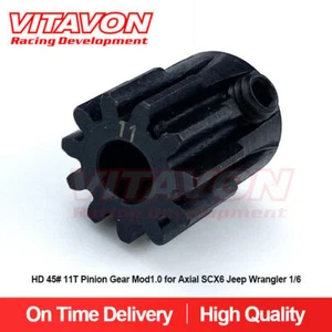 Vitavon Pinion Gear 1.0mod Bore 5mm For SCX6 Arrma 6S Sledge - Picture 1 of 20