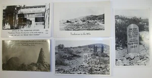 RPPC TOMBSTONE ARIZONA SCHEIFFELIN MONUMENT, LEGALLY HANGED+REAL PHOTO POSTCARDS - Picture 1 of 8