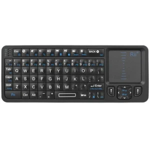 Mini Bluetooth Keyboard,Backlit 2.4GHz Wireless Keyboard with IR Learn Touchpad - Picture 1 of 21