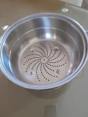 Scolapasta Acciao Inox Barazzoni 24 Cm - Immagine 1 di 3