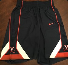 NWT Virginia UVA Cavaliers Basketball Team Issued Nike Blue Game Shorts 40