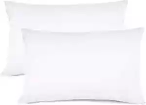 Luxury 2x Pillowcase Egyptian Cotton Soft Extra Large Fit Pillow Box White 75x50 - Picture 1 of 5