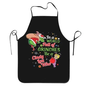 Christmas Apron for Women Bib Kitchen Aprons Holiday Apron for Party Christma... - Picture 1 of 8
