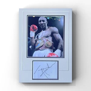 Johnny Nelson - Former British Professional Boxer Signed Display - Picture 1 of 2