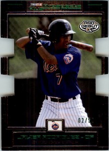 2008 TRISTAR Prospects Plus PROminent Die Cut Green #86 Javier Rodriguez /50