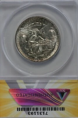 1934  .50  ANACS   MS 66   TEXAS   Classic Silver Commemorative Coin - Image 1 of 2