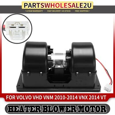 HVAC Heater Blower Motor With Wheel for Volvo VHD VNM 2010-2014 VNL 2011-2023 - Image 1 of 4