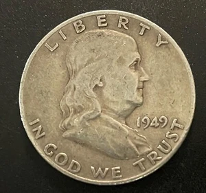 1949-D Franklin Half Dollar - Picture 1 of 4