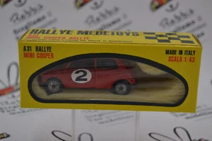 MEBETOYS " A31 RALLYE MINI COOPER " ORIGINALE BOX COME FOTO - Foto 1 di 6