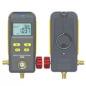 Digital Manifold Gauge Refrigeration Vacuum Pressure Tester for Auto Home HVAC - Picture 1 of 18