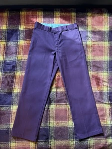 Burgundy Dickies Pants 874 Original Fit 32 32 - Picture 1 of 7