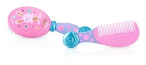 Nuby Comfort Grip Baby Comb & Brush Set - 0+ Months - Soft & Gentle - BPA Free - Picture 1 of 17