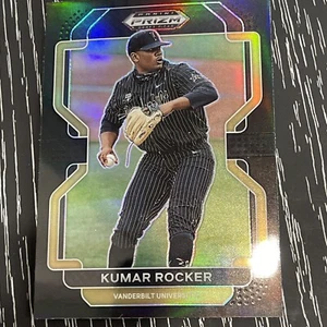 Kumar Rocker 2022 Prizm Draft Picks Black Prizm Rookie #PDP3 Rangers Vanderbilt - Picture 1 of 2