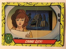 Teenage Mutant Hero Turtles 1990 Trading Card Crime City 2