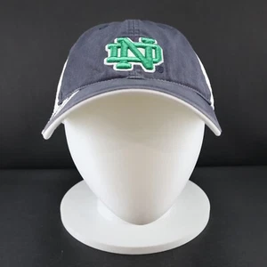 Notre Dame Fighting Irish Logo Adidas Three Stripe Hat, Adjustable - Picture 1 of 5