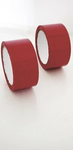  FARBIGES POLYPROPYLEN KARTON DICHTBAND ACRILYC KLEBEND 2,0 MI ROT 1 ROLLE - Bild 1 von 2