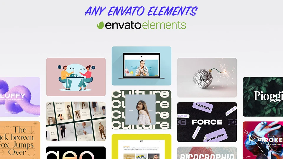 Any Envato Elements Shopify Wordpress Theme Plugins Pics Graphics Video Template - Image 1 of 1