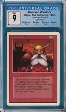 Dwarven Warriors Unlimited MINT Common Graded CGC 9 CARD (3789604067) ABUGames