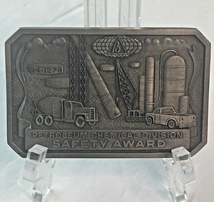 Brown & Root Industrial Petro-Chem Div SA Gürtelschnalle Vintage Heritage Pewter - Bild 1 von 12