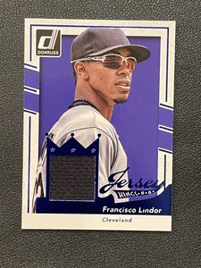 2016 Panini Donruss Jersey Kings Francisco Lindor #JK-FL