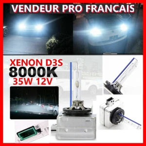 AMPOULE D3S XENON 8000K EN 35W POUR PHARE BALLAST FEUX HID ORIGINAL BLEU BLANCHE - Picture 1 of 2