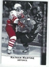 2008-09 Guelph Storm (OHL) Nathan Martine