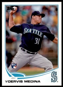 2013 Topps Update #US137 Yoervis Medina RC Seattle Mariners