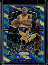 2019-20 Panini Prizm Kobe Bryant Choice Blue Yellow Green Prizm SSP #8 Lakers