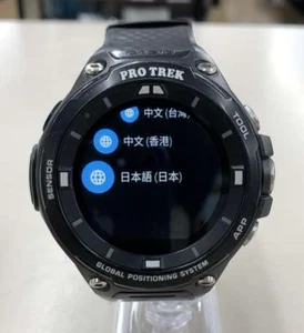 Smart Watch Casio Pro Trek Uomo Nero WSD-F20-BK WSD-F20 Usato JP - Foto 1 di 4