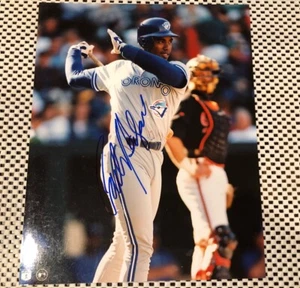 Foto a color firmada por Carlos Delgado 8x10 Toronto Blue Jays - Imagen 1 de 2
