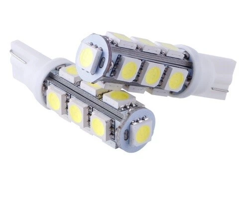 2 AMPOULES LED AUTOLED BLANC pour Veilleuse T10 13 LEDs SMD W5W EFFET XENON - Image 1 of 1