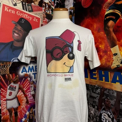 Vintage 1997 Secret Squirrel Morocco Mole Cartoon Network T Shirt Sz Medium - Image 1 of 4