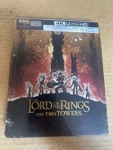 Lord Of The Rings : The Two Towers - 4K UHD Blu Ray Steelbook NEW & SEALED - Picture 1 of 4