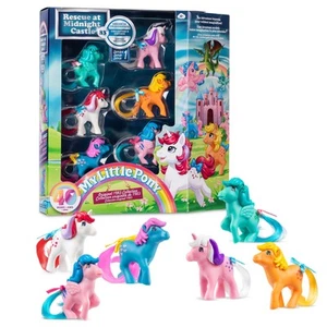 My Little Pony 40° Anniversario Set da Collezione 6 Minifigure Stile Vintage - Foto 1 di 6