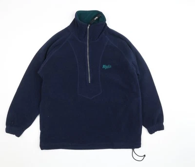 Blacks Men's Blue Fleece Half Zip Outdoor Jacket Size S - Image 1 of 4