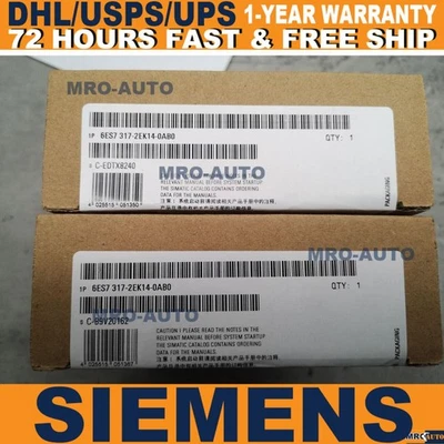1 PC New Siemens 6ES7 317-2EK14-0AB0 SIMATIC S7-300 CPU 6ES7317-2EK14-0AB0 - Image 1 of 2