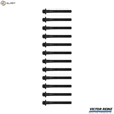 CYLINDER HEAD BOLT SET 14-32109-02 FOR OM 612.990 3.0L OM612.962/961/966 2.7L - Image 1 of 4