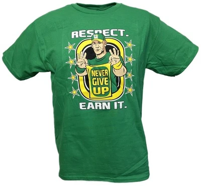 John Cena Green Yellow Earn The Day Boys Kids T-shirt - Image 1 of 4